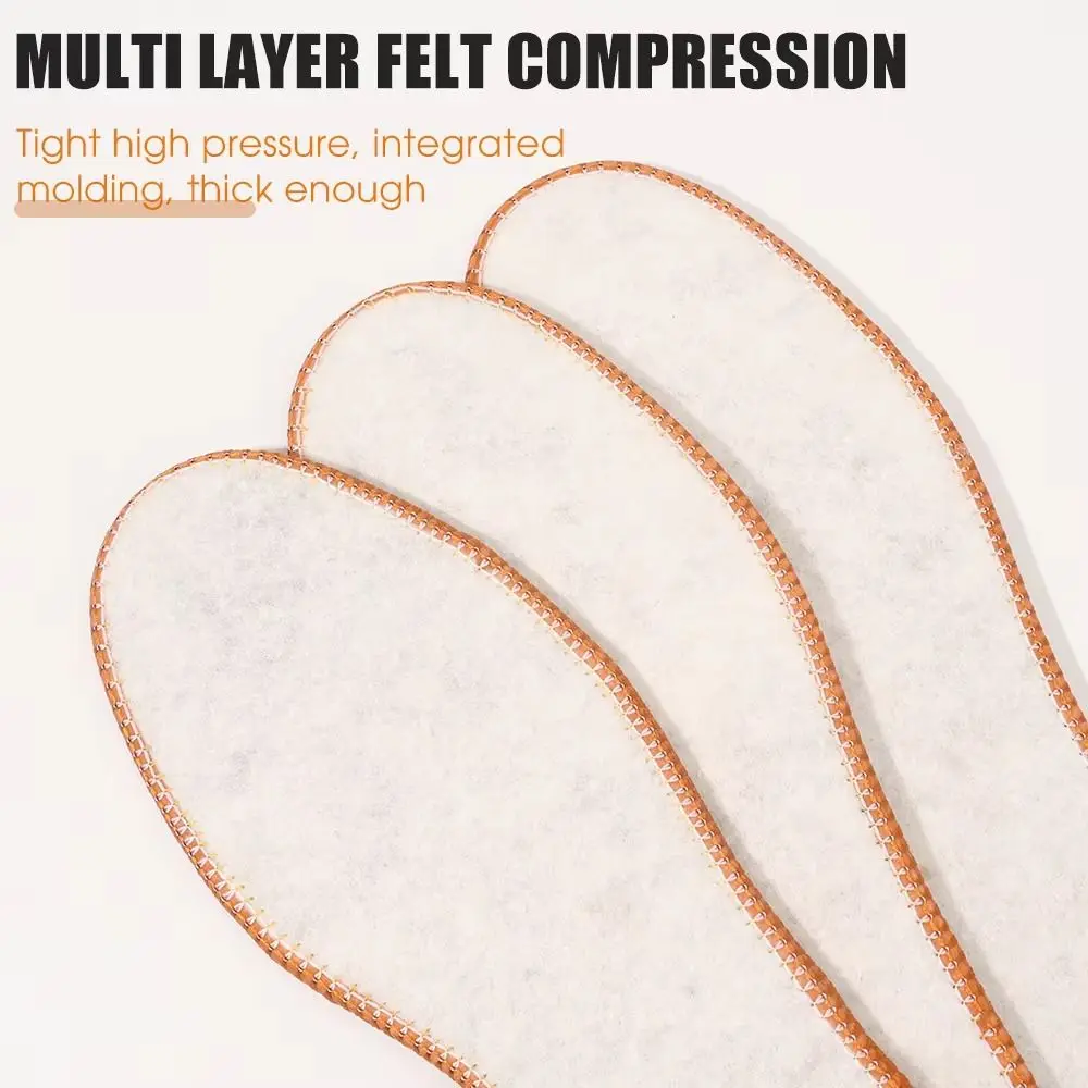 3 أزواج تنفس الألبكة الصوف النعال الصوف الناعم رشاقته الشتاء الدافئة النعال امتصاص العرق الذاتي ساخنة النعال قدم الرعاية