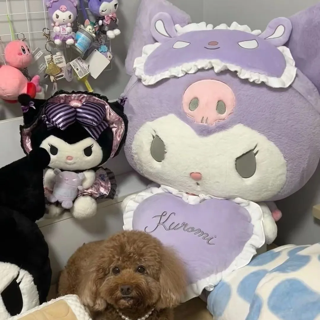 Kawai Love Kuromi My Melody Doll Knuffels Schattige kinderen Kussenpoppen om verjaardagscadeaus voor meisjes te sturen