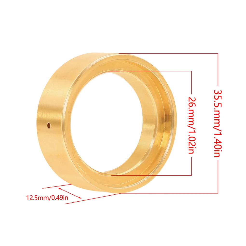 4piece 1/18 Wheel Rim Outer Ring RC Upgrade Part Brass Quality Solid Brass Rc Wheel Rim Outer Ring For Trx4m RC Car Part