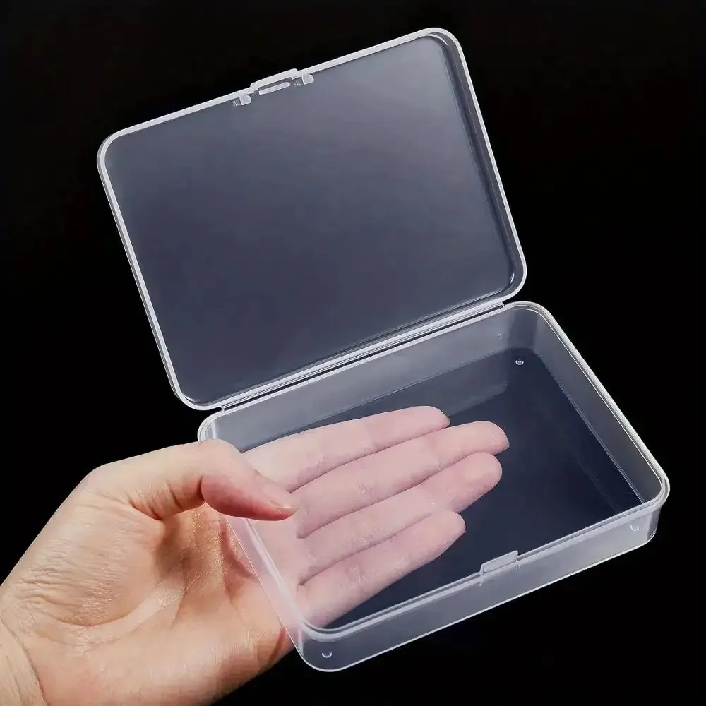 1pc Mini Plastic Storage Boxes with Lids Multipurpose Organizer for Crafts Jewelry Beads & Small Accessories