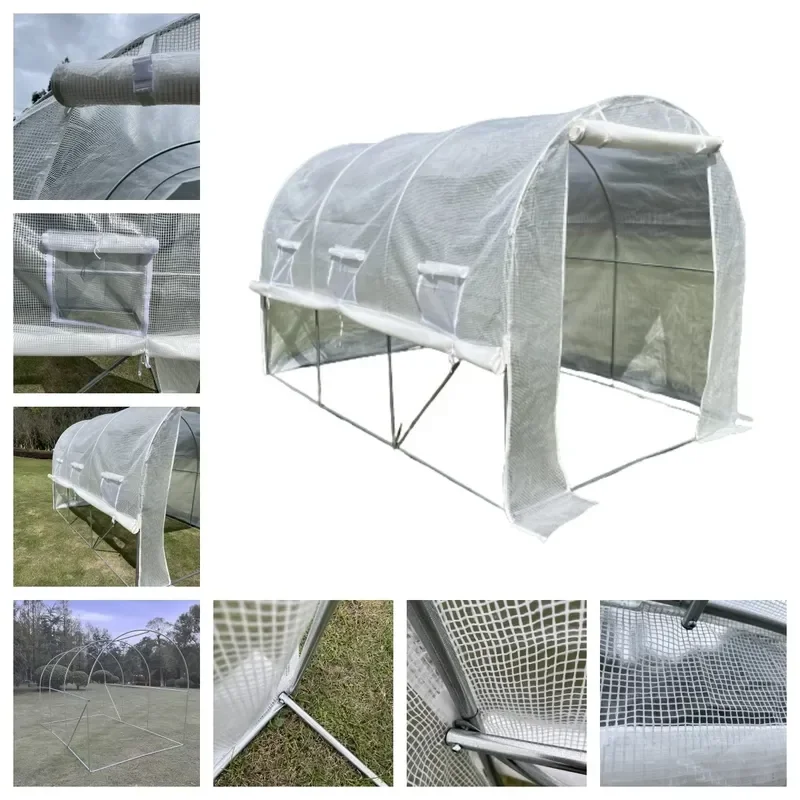Mini Portable Metal Frame Eco-Friendly Waterproof Dustproof Garden Greenhouse for Seedling Cultivation and Plant Care