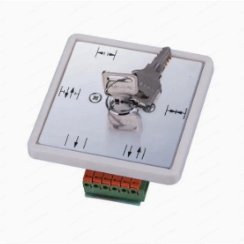 3 Position Key Switch Control Panel Elevator Lift External Call Key Lock Switch With Terminal Block