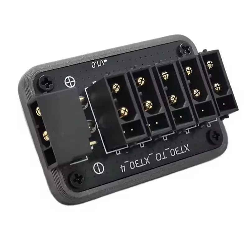 FULL-2X 50A XT30 (2+2) Power Distribution Board Support CAN Protocol 5-Channel Output For Robot RC Car/Boat DIY Accessory