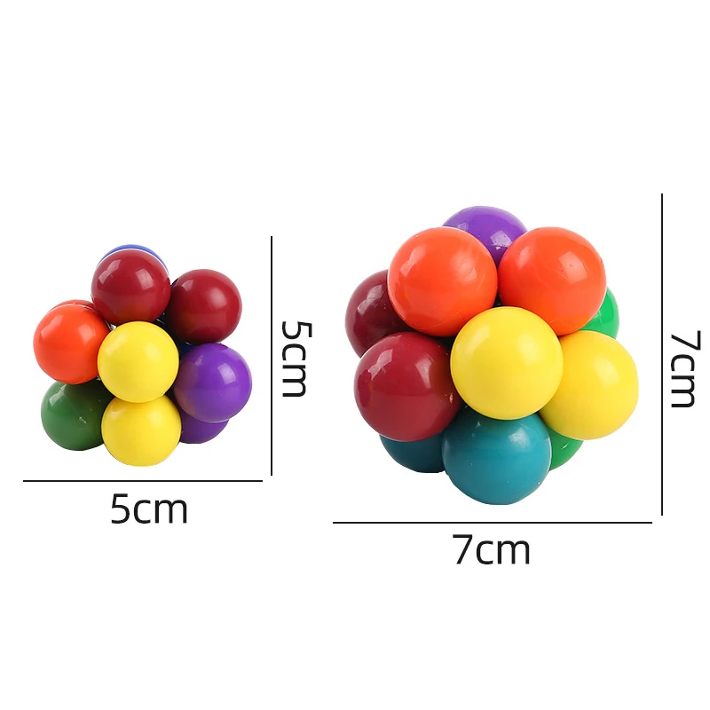 Bola atómica de descompresión, bola Molecular, juguete exótico, 1 unidad