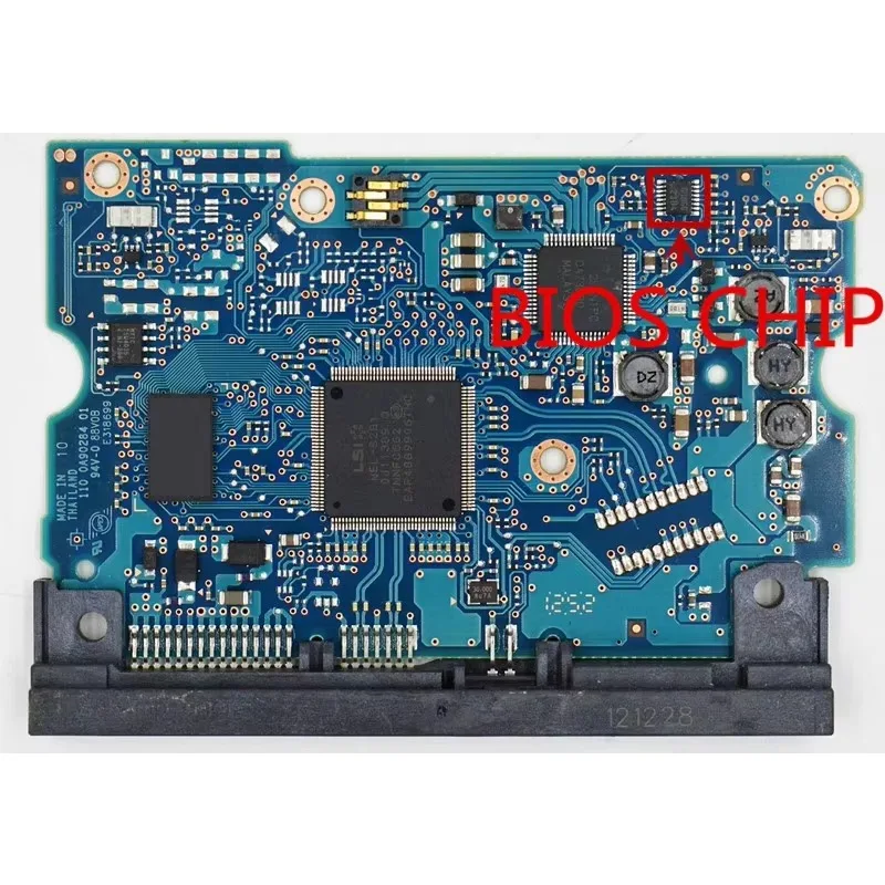 Hitachi Hard Drive Circuit Board / 220 0A90284 01 110 0A90284 01 / 0J14078, 0J14077 / HUA5C3030ALA640 HUA723020ALA641
