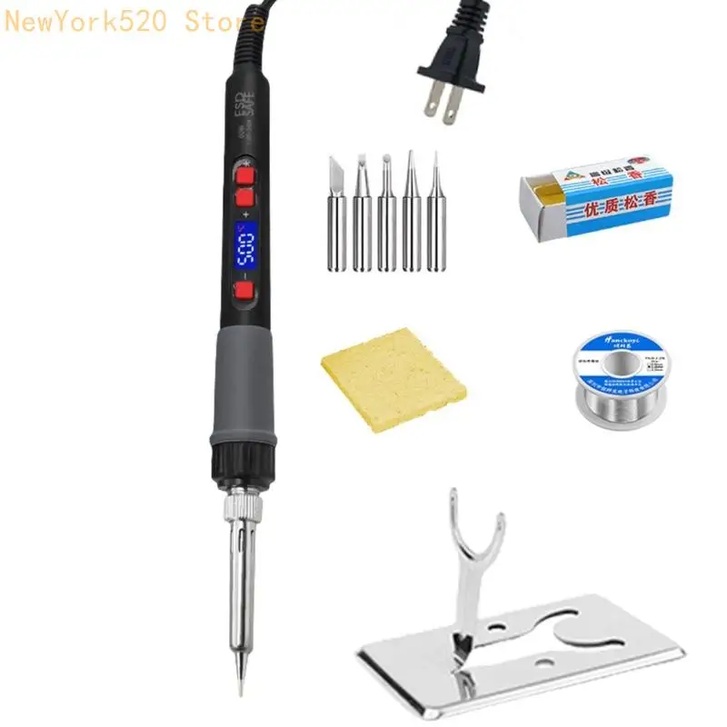 

N84C Portable 60W Soldering Pen with 180-500℃ Adjustable Temperature Repair Tool
