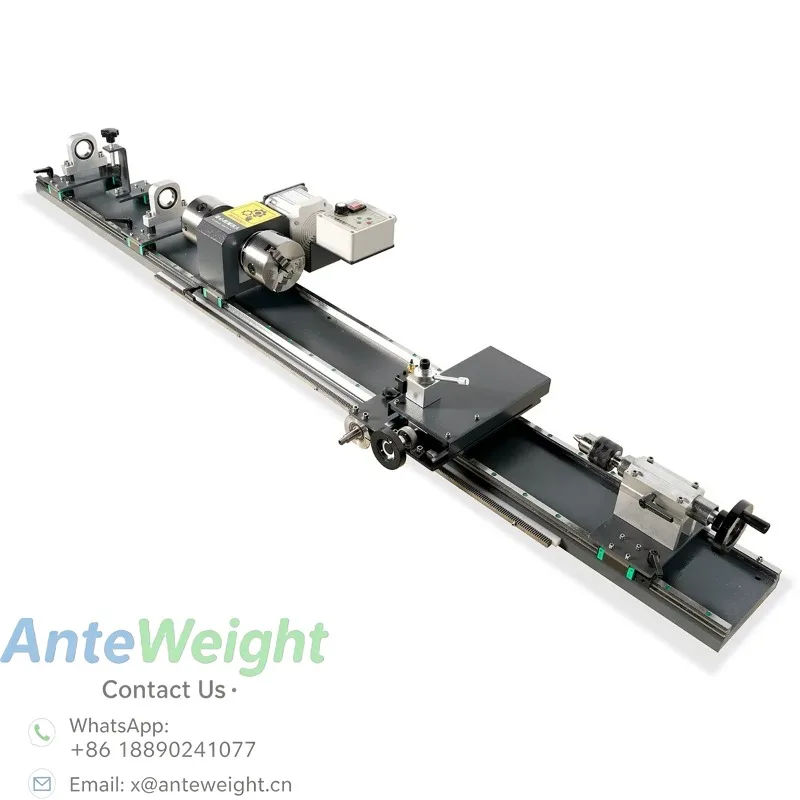 High-precision Double-spindle Double-chuck Double-track Billiard Cue Repair Lathe Billiard Cue