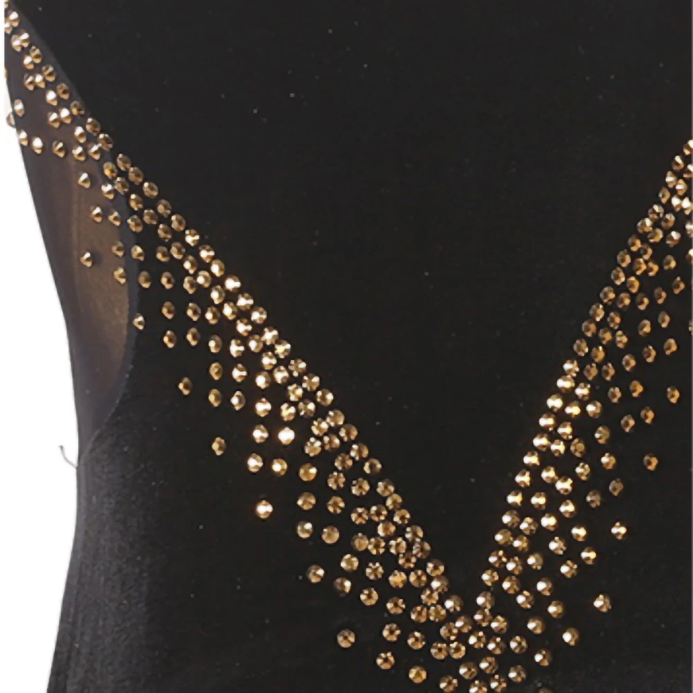 새로운 댄스 대회 의상 태슬 라틴 댄서 여성용 2025 태슬 슬림핏 레드 걸 드레스 브이넥 블랙 고급 비즈 튜브