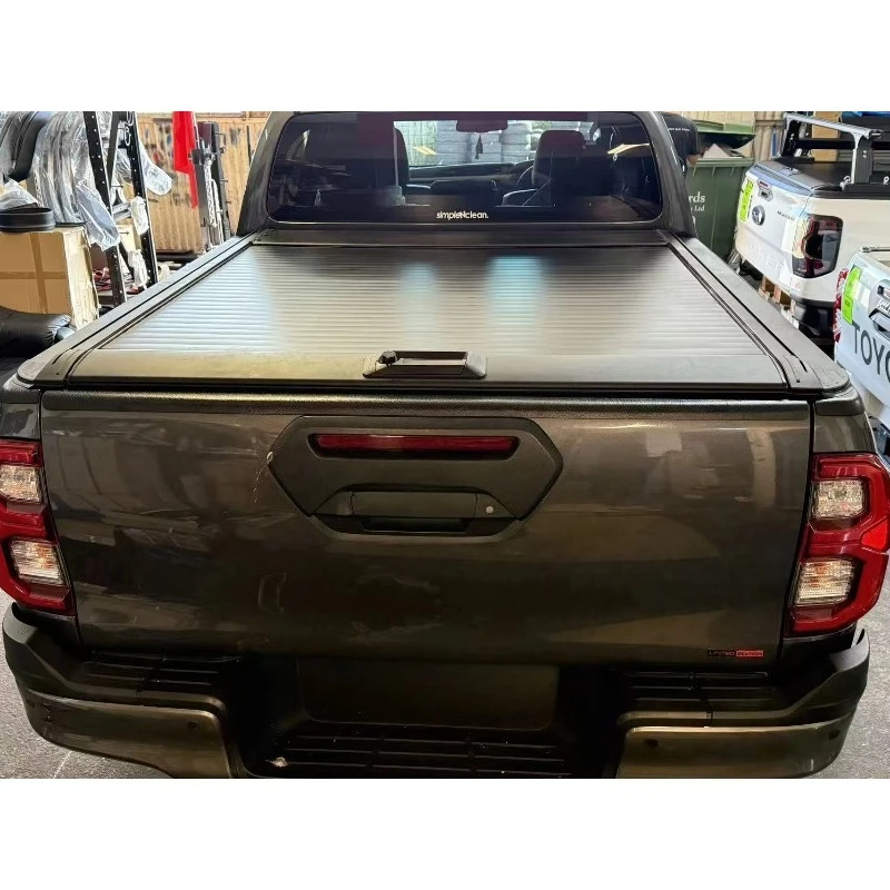 

Krono Wild Pickup Truck Electric Retractable Rolling Tonneau Cover For Hummer H2 Easy Installation Lockable Waterproof Remote