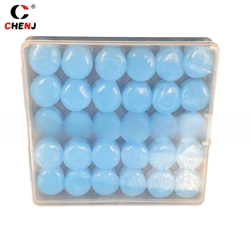 30pcs Silicone Ear Plugs Noise Reduction Sleep Anti Canceling Sound Insulation Earplug Protection Sleeping Reusable Ear Plugs