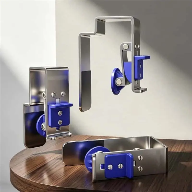 PHFU-Auxiliary Tool Drawer Clip& Surface Hardware Accessories Quick Press Drawer Install Artifact Panel Holder Clip