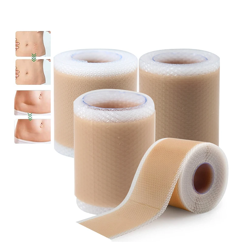 

1Roll Silicone Scar Sheets Keloid Bump Removal Strips,Scar Reducing Treatments Surgical Scars,Burn,Tummy