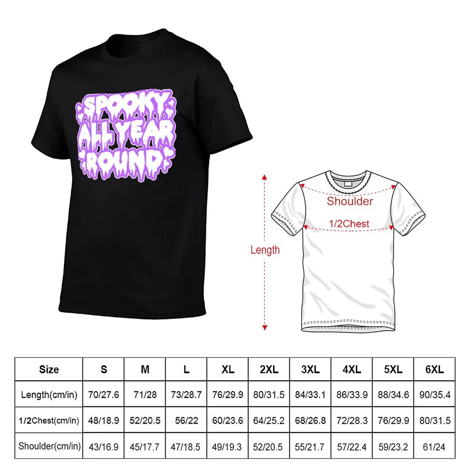 Spooky All Year Round - Pastel Goth T-Shirt Creative Graphic Tee Shirt