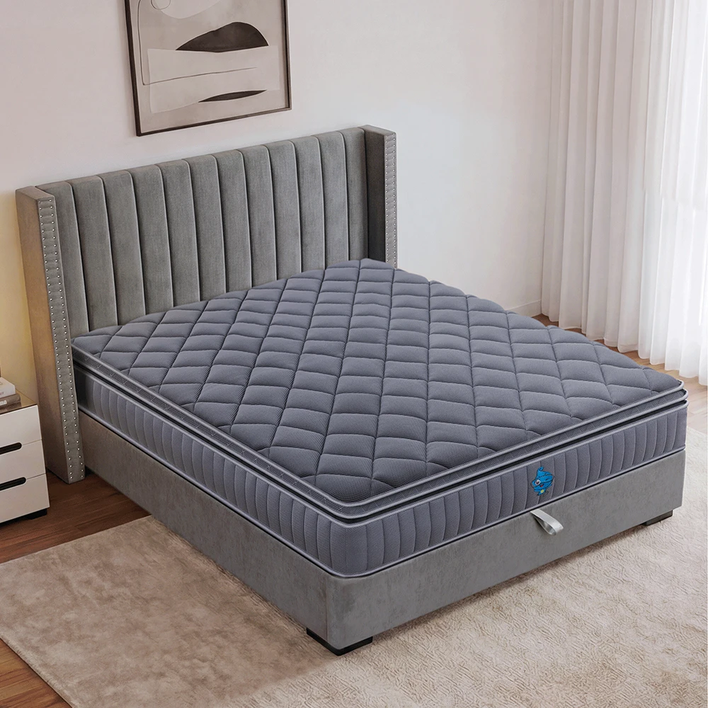 4-sided Pocket Spring Mattress Roll in a Box Packaging Modern Design for Bedroom Hotel & Apartment Use