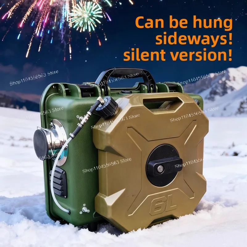 Winter Outdoor Portable Diesel Heater, Handheld Heating Warmer for Camping, Ice Fishing & Tactical Activities