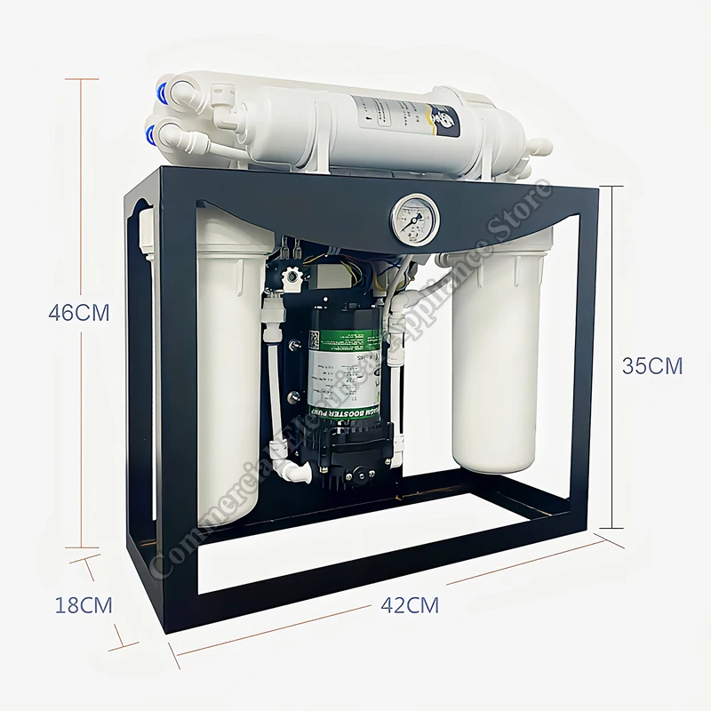 Water Filter RO Reverse Osmosis High-Flow 800G Direct Drink Under Sink RO Pure Water Machine Home Kitchen Water Purifier