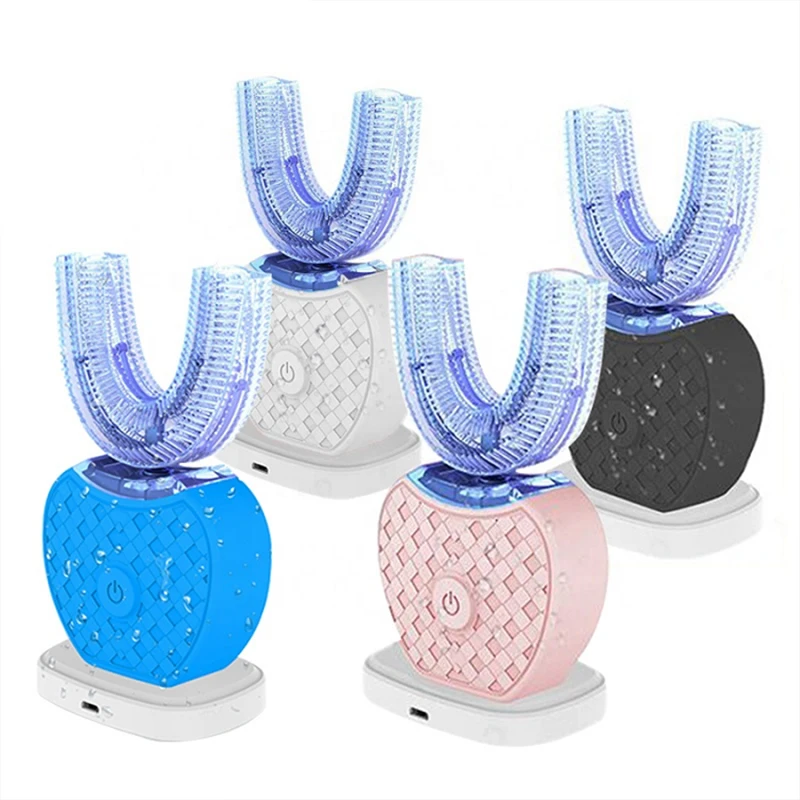 

Oral Teeth Cleaning Full Mouth Toothbrush 3 Cleaning Modes Travel Toothbrush Kit Electric Toothbrush for Dental Health