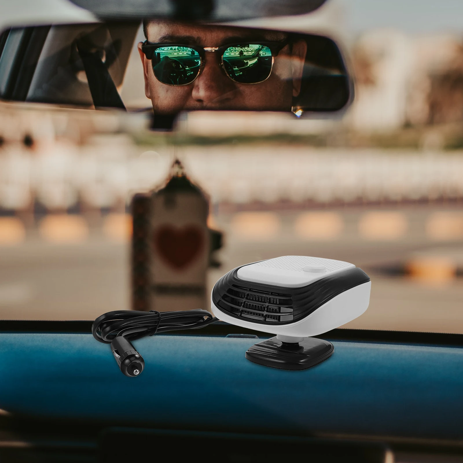 

Portable Car Heater 12v Automotive Window Defroster for Car Quick Efficient Heating System Cozy Warm Air Vehicle Blower