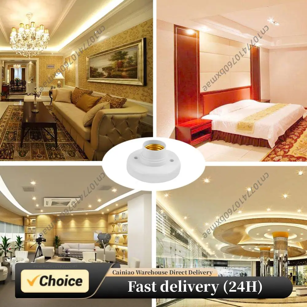 

1-20 шт. Профессиональный держатель для лампы E27 220В, адаптер для цоколя лампы, многофункциональный выключатель, комплектующие для освещения