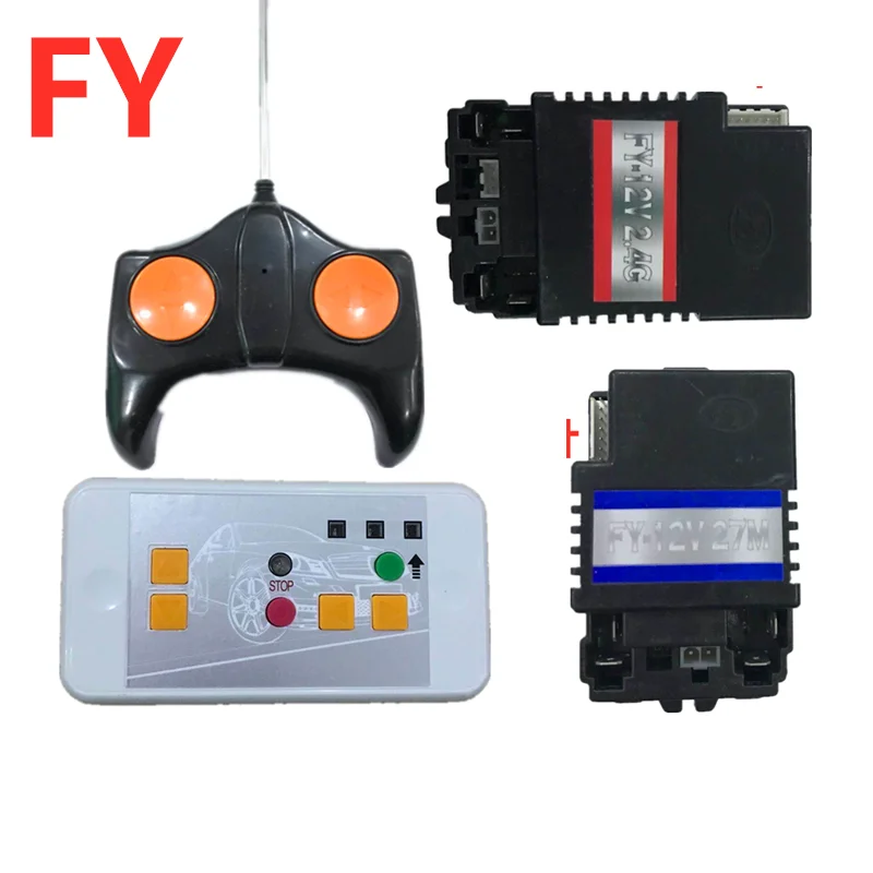 

FY-6V-27M Remote Control Receiver FY-12V2.4G Children's Electric Car Transmitter