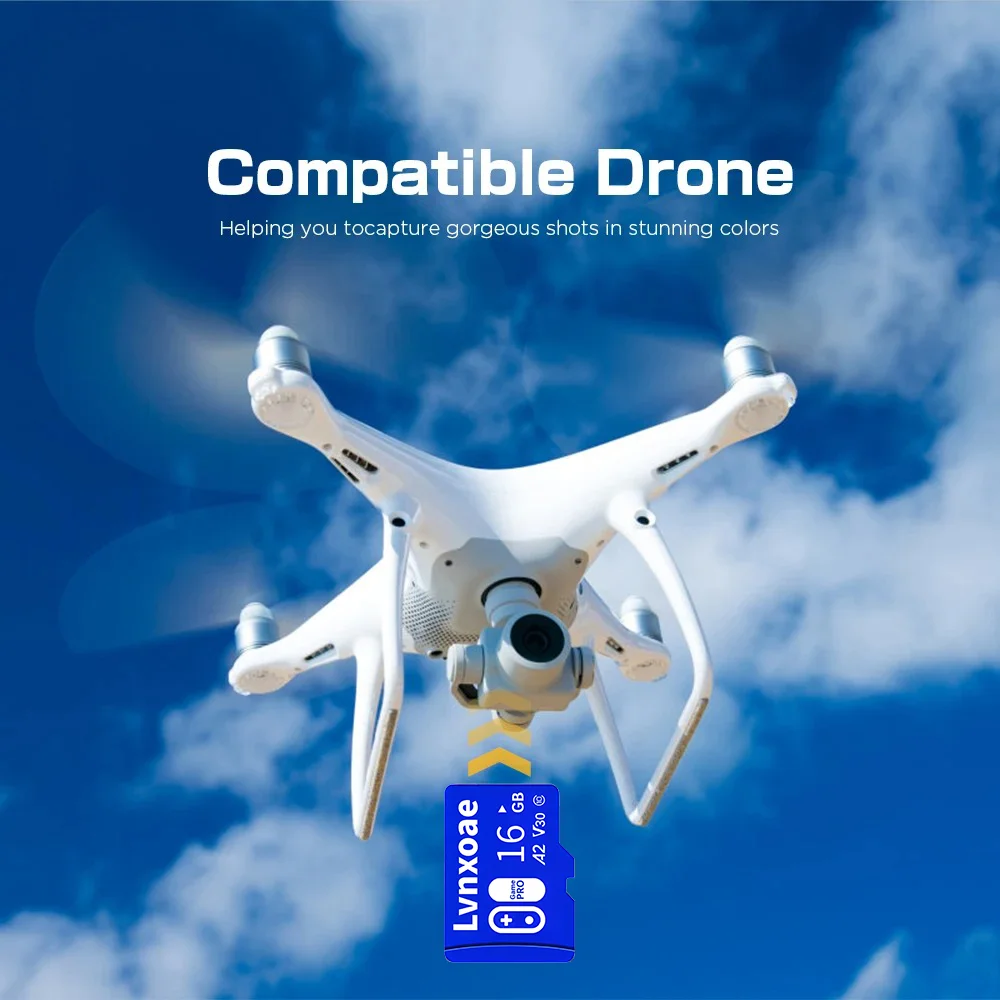 بطاقة ذاكرة صغيرة 128 جيجابايت 64 جيجابايت بطاقة SD A2 V30 U3 عالية السرعة C10 TF بطاقة فلاش 32 جيجابايت 16 جيجابايت لكاميرا الهاتف لشاومي لسوني