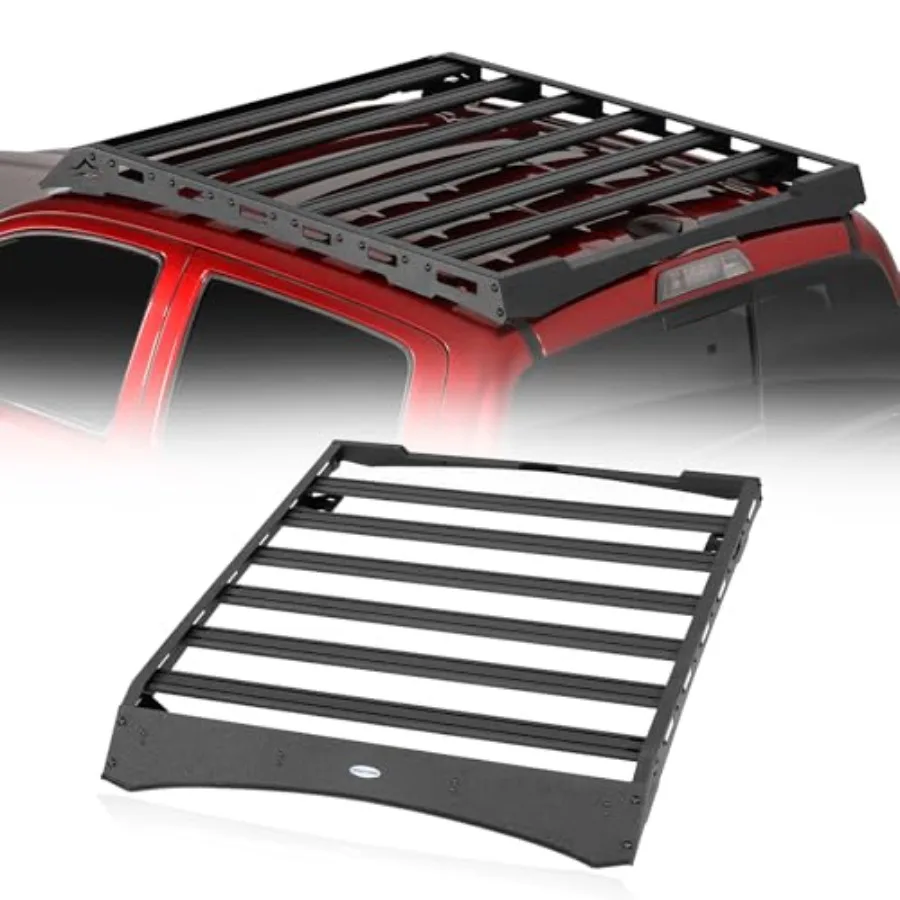 سلة البضائع ذات الرف العلوي من تاكوما متوافقة مع 20052023 2nd 3rd Gen Tacoma Double Cab OffRoad Crossbars Luggage Stora #1