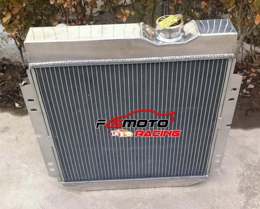3Row Aluminum Radiator For FORD Mustang V8 ENGINE 5.0L L6 3.3 2.8 1964 1965 1966 64 65 66 AT&MT view 5