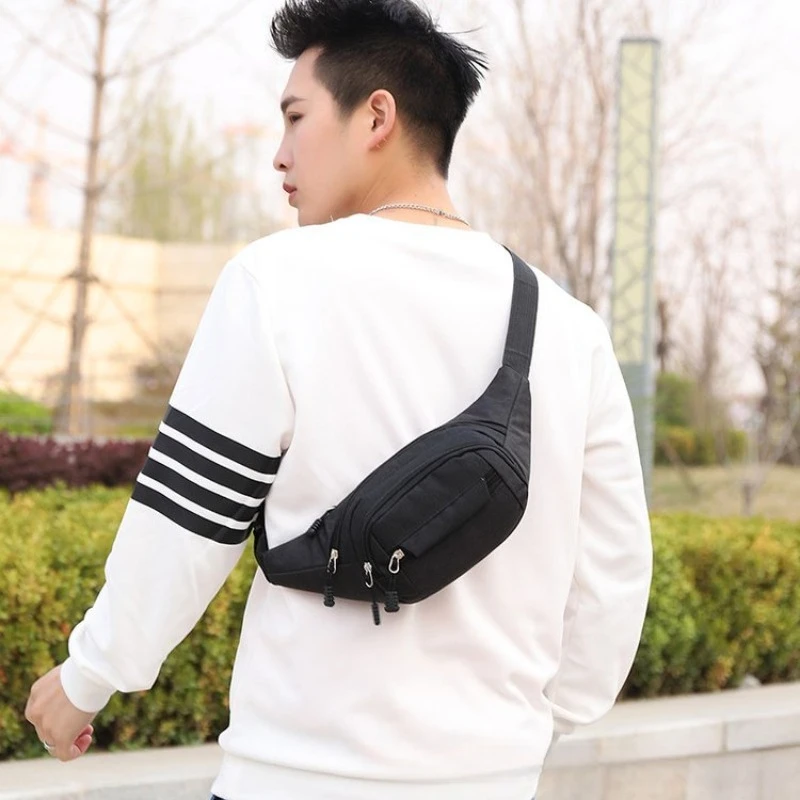 Large Capacity Chest Bag for Men and Women Multifunctional Fashionable Casual Crossbody Bag Fitness Outdoor Sports Waist Bag