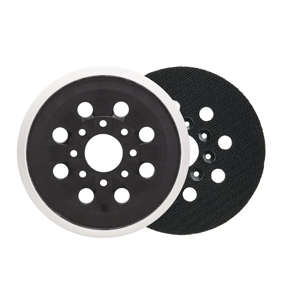 2pcs Backing Pad 125mm Sanding Pad Hook และ LOOP สําหรับ GEX125-1AE PEX220 8 หลุม Hook และ LOOP Sanding Pads Sander เครื่องมือขัด