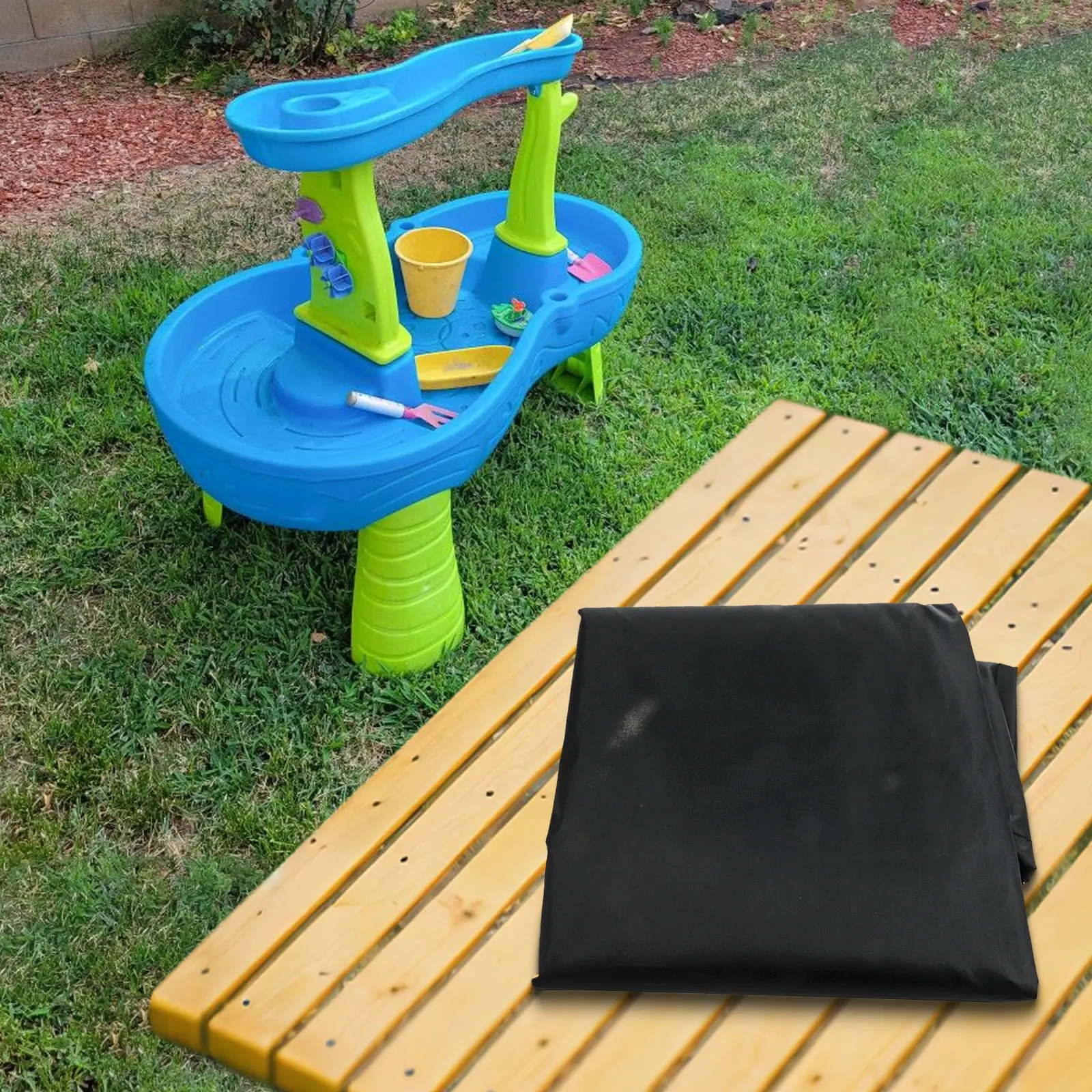 

Регулируемый чехол для водяного стола, водный стол, детские уличные игрушки, детский чехол для водяного стола, всепогодная защита, безопасные застежки