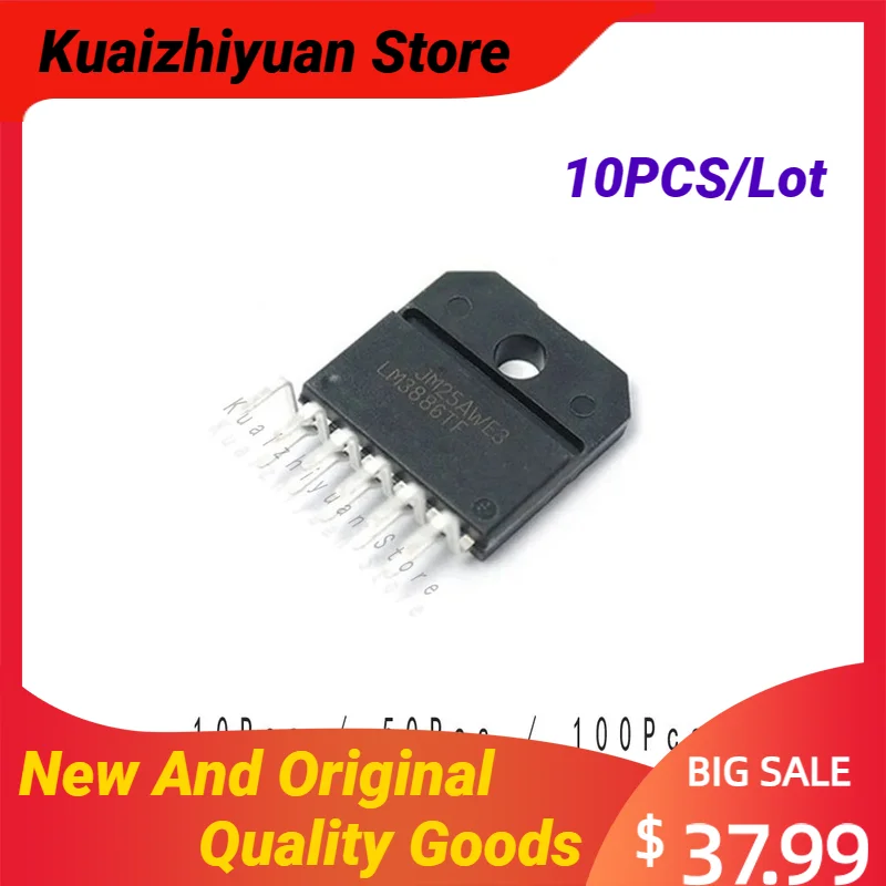 10PCS/Lot New and Original LM3886TF/NOPB ZIP11 LM3886TF LM1876TF/NOPB Audio Amp Speaker 1CH Mono 68W Quality Goods