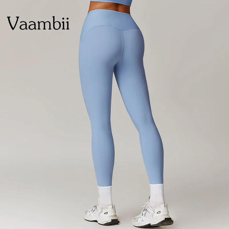 Antibacterial Sports Fitness Pants High Waist Yoga Pants High Elastic Tummy Tuck Lycra Fitness Workout Leggings Gym Wear Woman