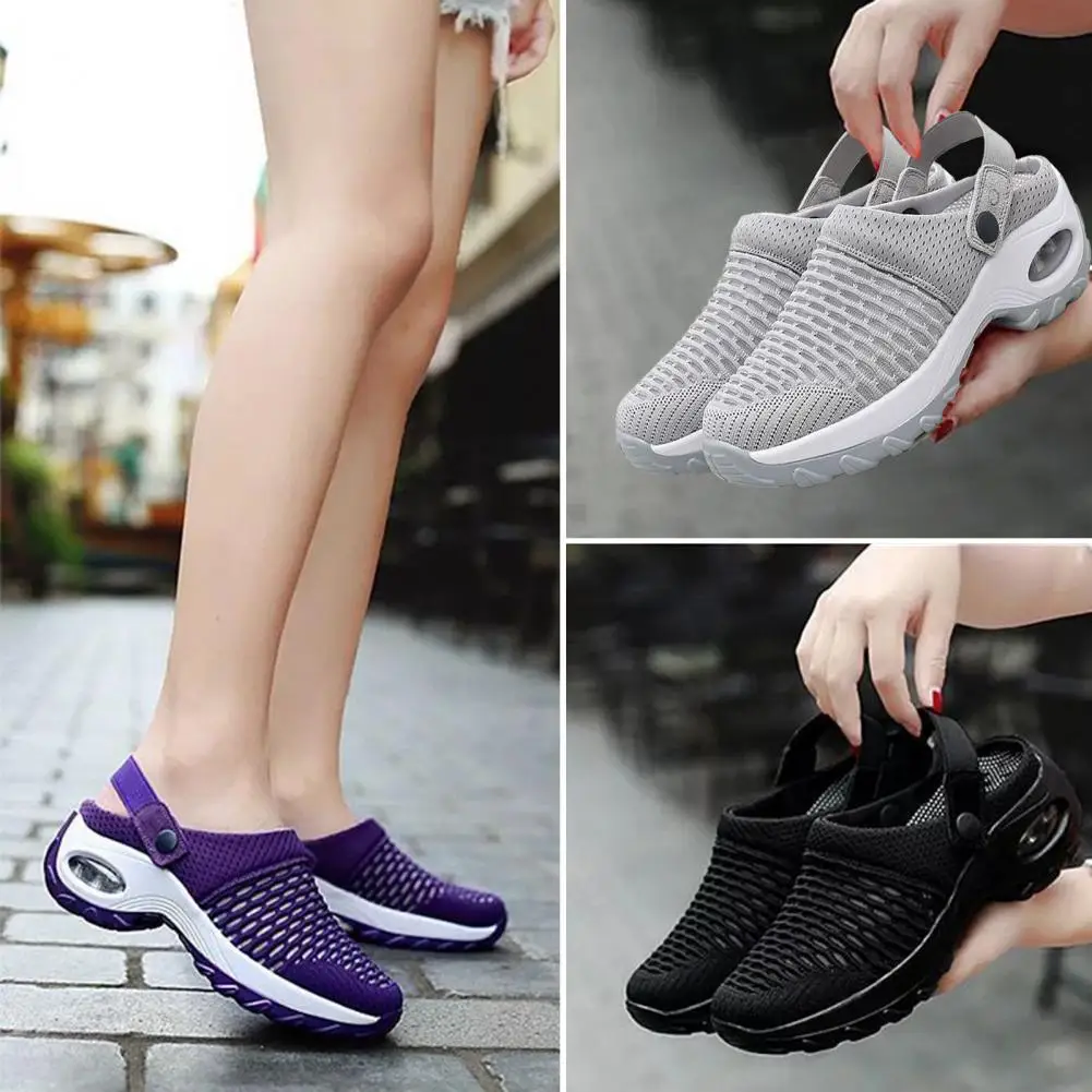 1 Pair Women Sports Shoes Breathable Mesh Water Sports Shoes with Non slip Quick Dry Design Support Female Sneakers