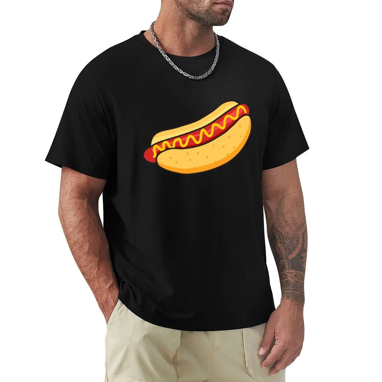 

Fast food T-Shirt vintage anime shirt oversized boys whites Men's cotton t-shirt