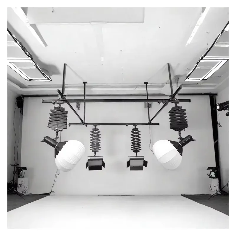 

Professional Pantograph Photo Studio Ceiling Track Track System Studio Lighting Video Light Spotlight