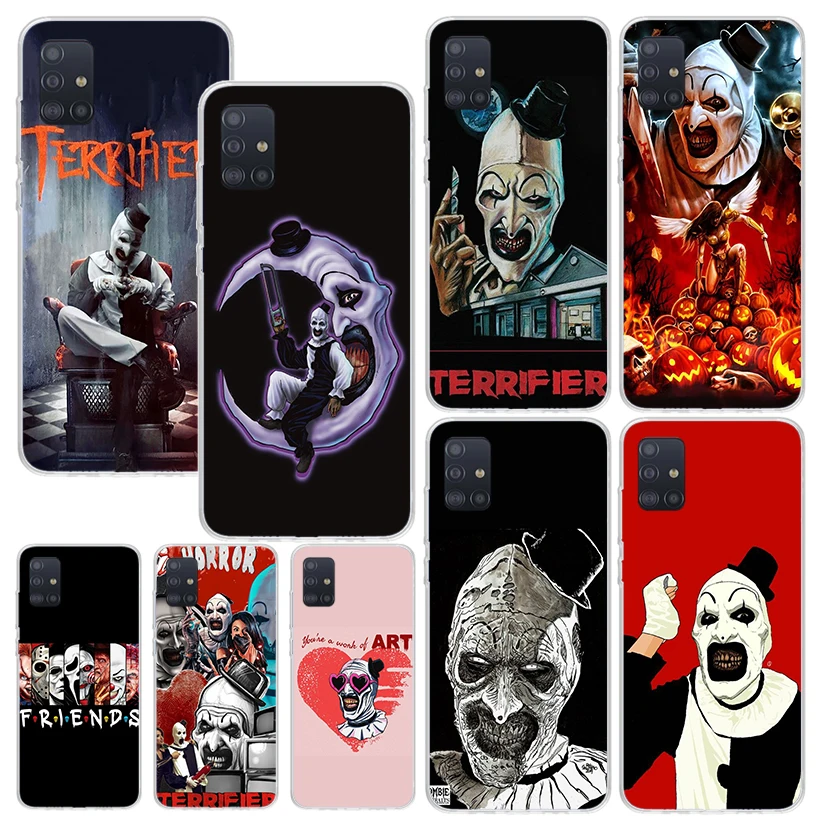 Horror Movie Terrifier Phone Case For Samsung A51 A41 A31 A21S A11 A01 A71 A50S A40 A30S A20E A10S A70 A6 A7 A8 A9 Plus Back Cov