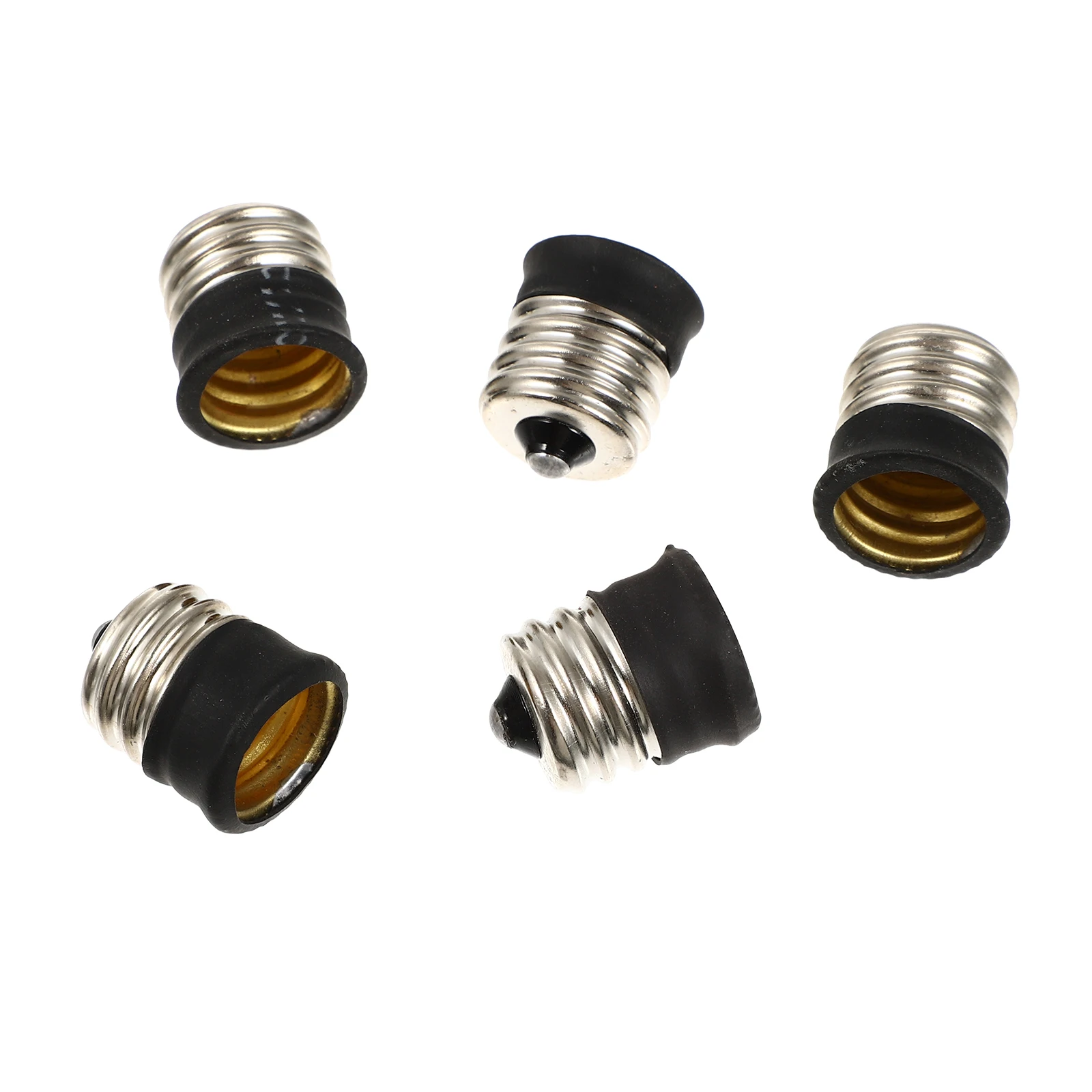 

5 Pcs to E14 Lamp Head Adapter Light Socket Converter Fixture Base for LED Bulb Home Use E17 To E14 Base Converter Safe Durable