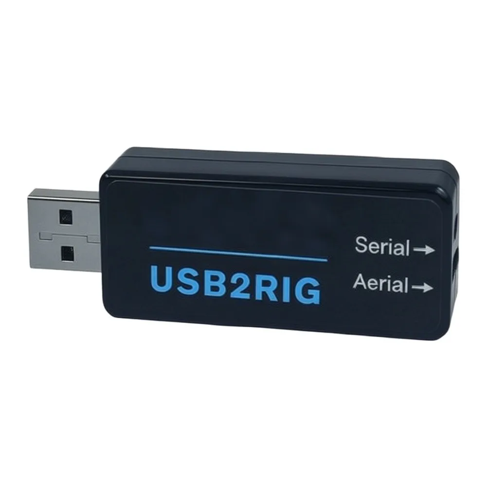 USB2RIG Digital Mode Sound Card Interface For Amateur Radio Ham USB Adapter FT8 FT4 JS8Call CAT Control Audio Codec Tool