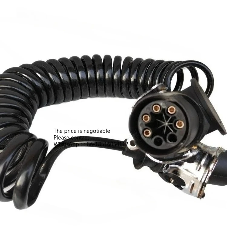 

Большой грузовик EBS, полуприцеп, трос прицепа из чистой меди из АБС-пластика, пятижильный кабель с семью отверстиями, вилка и розетка