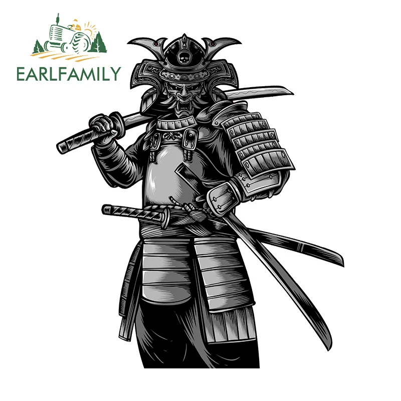 

EARLFAMILY 13cm X 11.2cm Amusing Warrior Car Stickers Anime Waterproof Sunscreen Laptop Decal RV Windows Camper Car Accessoires