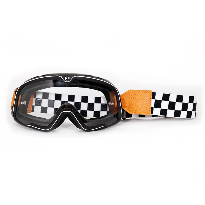 

Motorcycle Goggles Retro Photochromic Motocross Cycling Goggles Vintage For Over Glasses Anti Fog UV Skiing Sunglasses