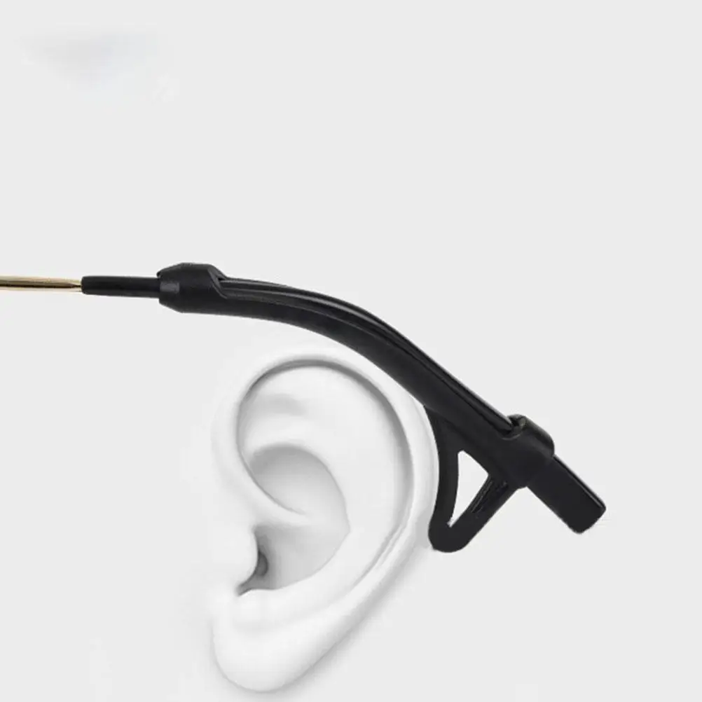 12 шт. очки противоскользящие силиконовые амбушюры с рукавами, солнцезащитные очки, очки для чтения, защитные принадлежности