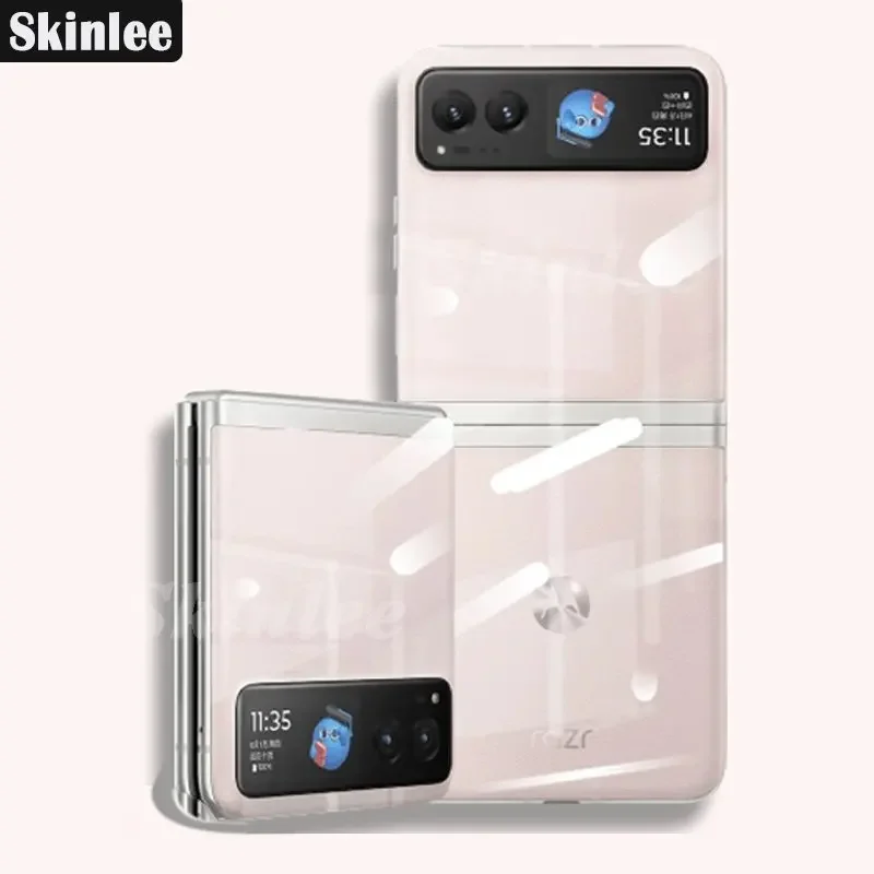 

Skinlee For Motorola Razr 40 Case Ultra-Thin Clear Crystal Shockproof Hard Shell For Moto Razr 40 2023 Back Cover