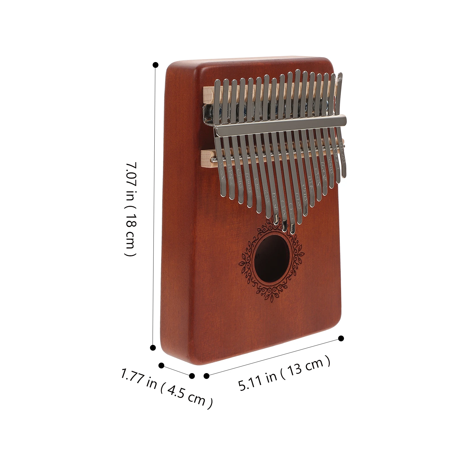 

Musical Instrument Thumb Piano Miniature Kalimba Portable Stainless Steel Child