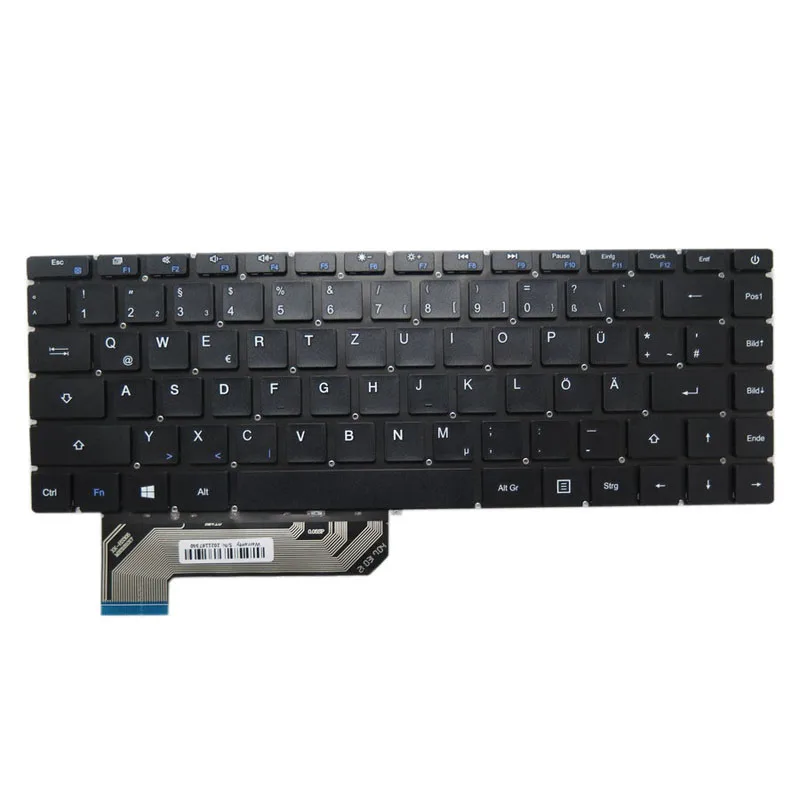 Laptop Keyboard For Gateway GWTN141-2/2BK GWTN141-3/3BK GWTN141-4/4BL GWTN141-6/6BK GWTN141-10/10BK German No Frame