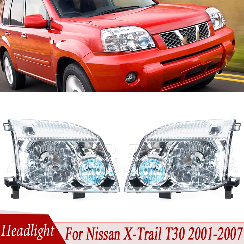 

Для Nissan X-Trail Xtrail T30 2001-2005 2006 2007, фара в сборе, передний бампер, противотуманная фара, автомобильные аксессуары, фара, головной свет