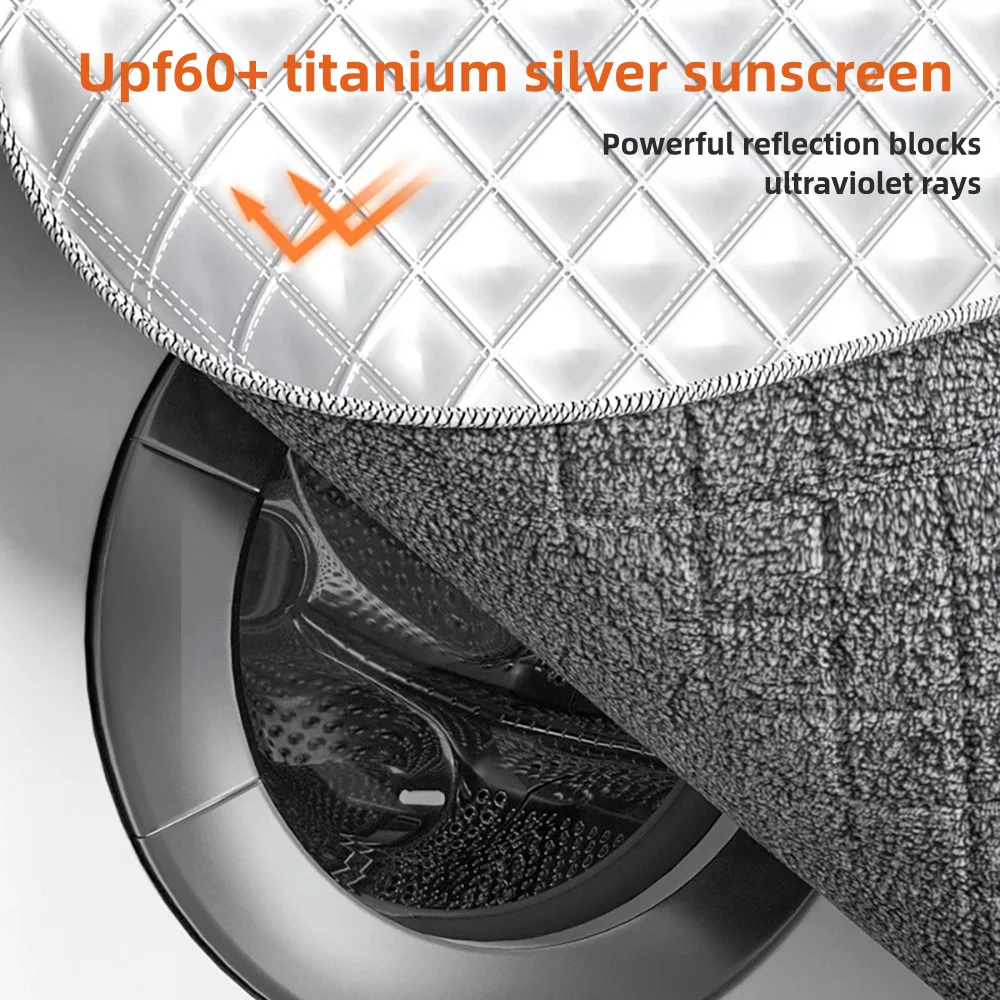 Velvet And Thickening Washer/Dryer Cover, Sun Protection, Heat Insulation And Waterproof Washer And Dryer Covers, Washine Machin