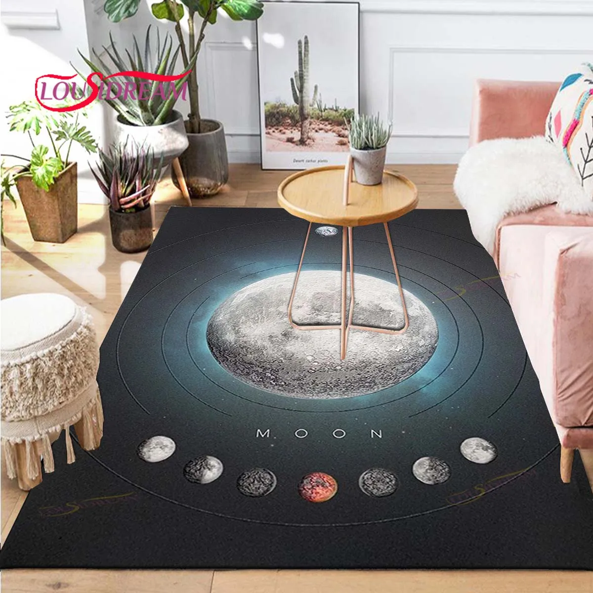 

Earth Venus Moon Saturn Planet Area Rugs Carpet Tapete Floor For Living Room Home Kitchen Decor Painting Gift Vintage Prints Mat