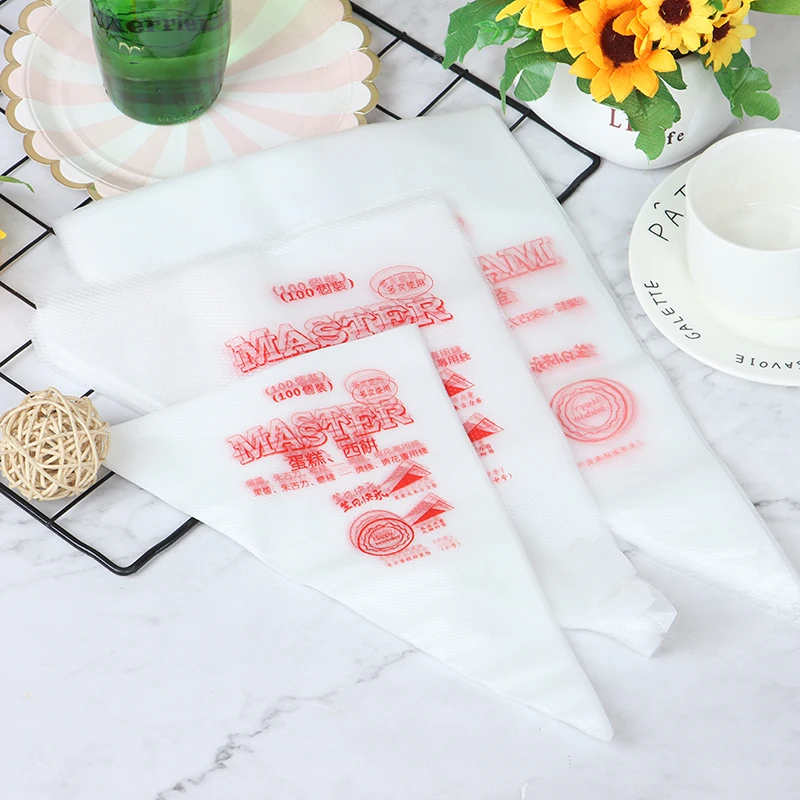 {QTG333} 20 Pcs Food Grade Plastic Icing Piping Bags Pastry Fondant Cake Decorating view 4