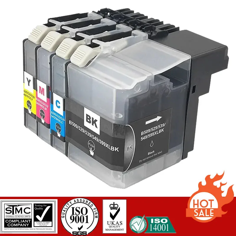 Compatible Ink Cartridge for Brother LC549 LC-549 LC545 LC-545 LC599 LC-599 LC595 LC-595 suit For Brother MFC-J3720/MFC-J3520